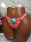 Ladies Thong Lingerie - Velvet Lace - 3