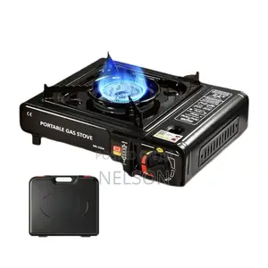 Morgan Black Single-Burner Portable Gas Stove