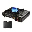 Morgan Black Single-Burner Portable Gas Stove - 1