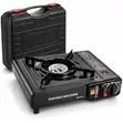 Morgan Black Single-Burner Portable Gas Stove - 2