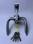 Build Haven Rosette Lockset - Stainless Steel - 2