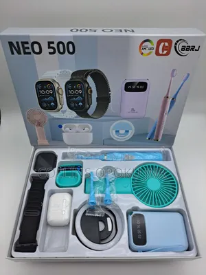 NEO 500 Smart Watch Combo Gift Set - Blue