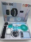 NEO 500 Smart Watch Combo Gift Set - Blue - 3