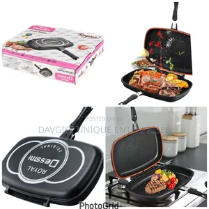 Double Sided Grilling and Frying Pan