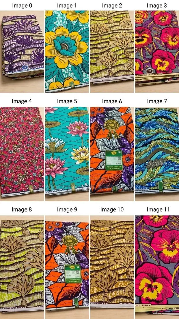 Vlisco Wrappers - 6 Yards Each - 1