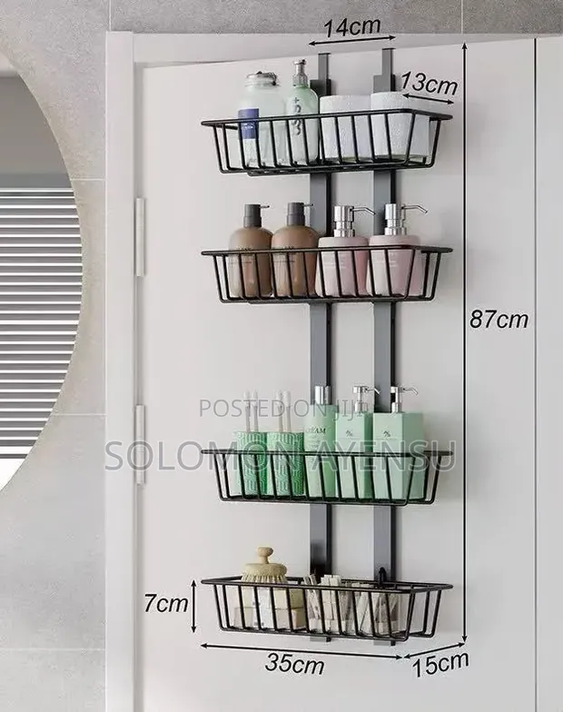 Brand New 4-Tier Hanging Bathroom Organizer - 1