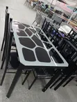 Brand New Glass Dining Table with 4 Chairs - 2