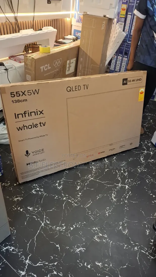 Infinix AI 55-Inch QLED UHD Android Smart TV - 1