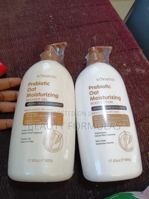 Kormesic Prebiotic Oat Moisturizing Body Lotion and Shower Gel Set - 1