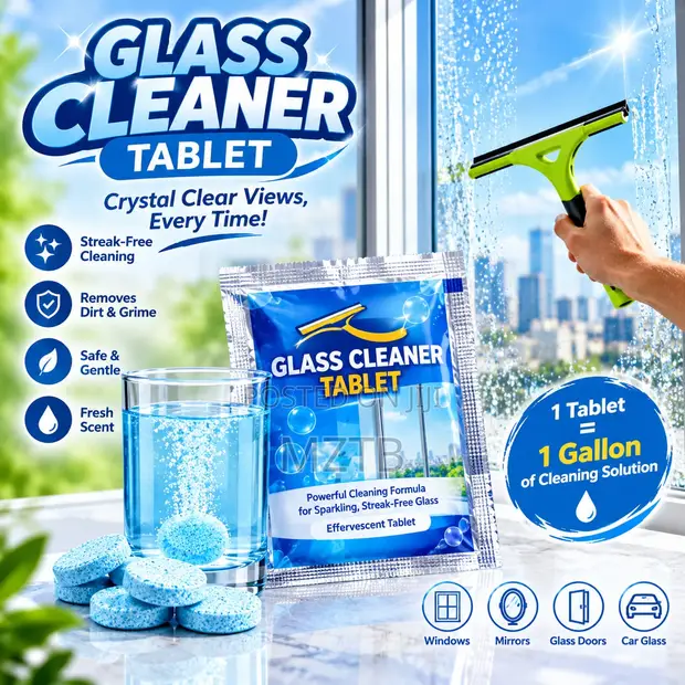 10pcs Glass Window Cleaner Tablets - 1