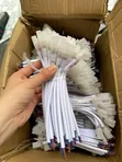 Clear Candle 50pcs 2-Pin LED Strip Light Clips - 1