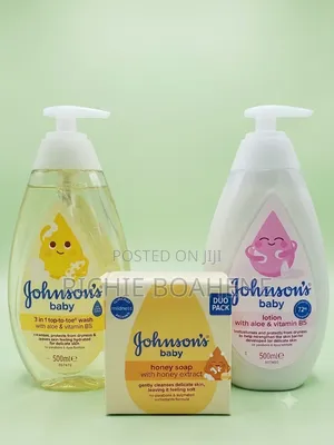 Johnson's Shower Gel, Bar Soap & Lotion Set