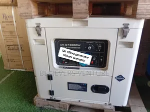 UK 10KVA Generator - 100% Copper Engine