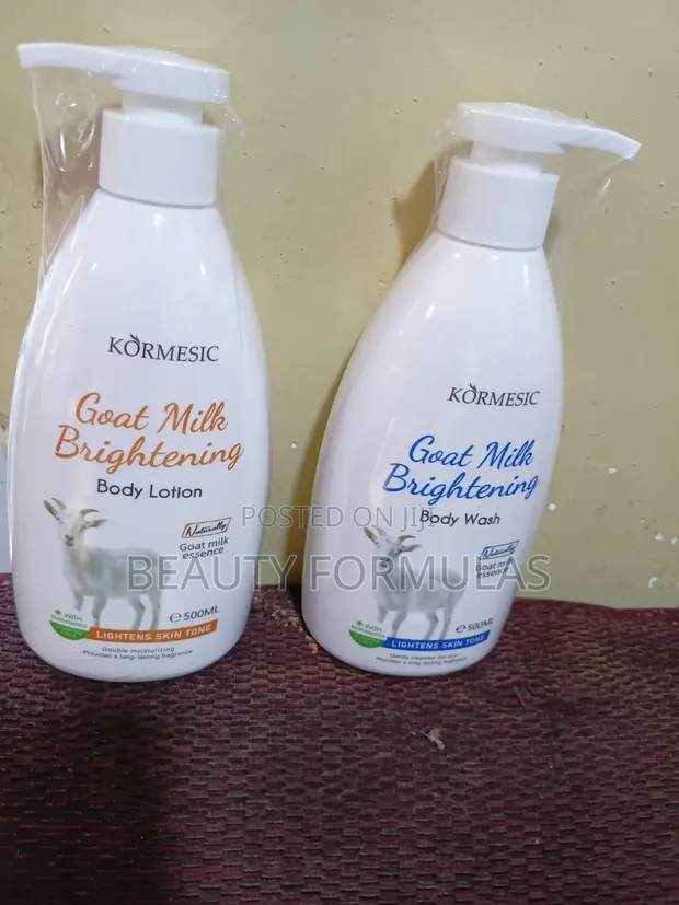 Kormesic Goat Milk Brightening Body Lotion & Shower Gel - 1