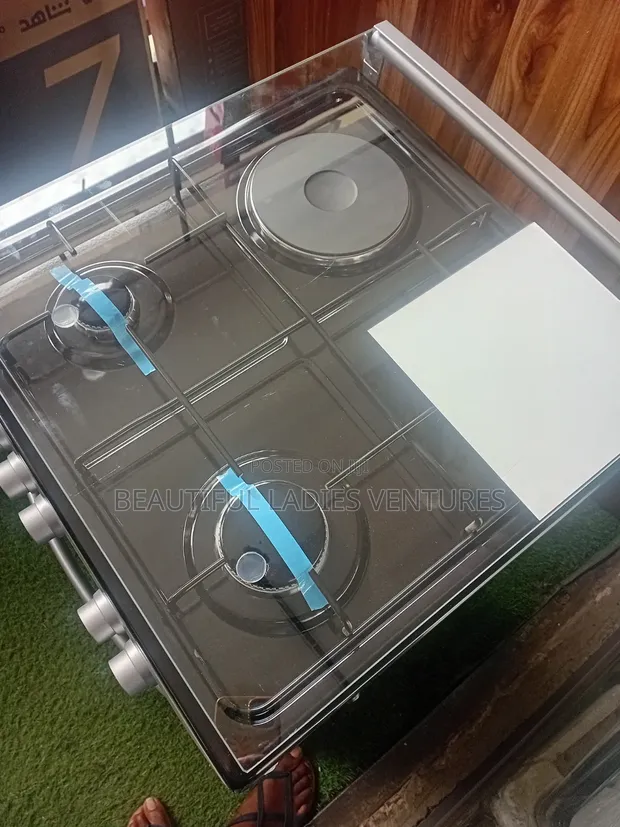 Unitek 4 Gas Burner 50/50 Cooker - 1