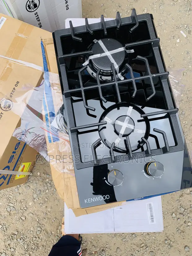 Kenwood 2-Burner Gas Built-in Cooker - Black - 1