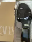Ladies Zara Slippers - Black - 4