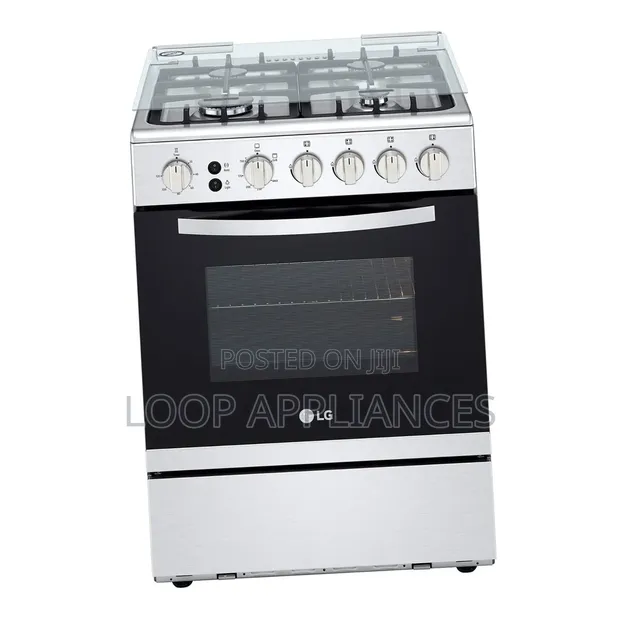 New LG 4 Burner 60x60cm Free Standing Gas Cooker (FA211RMA) - 1