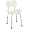 Shower Seat With Backrest - 1