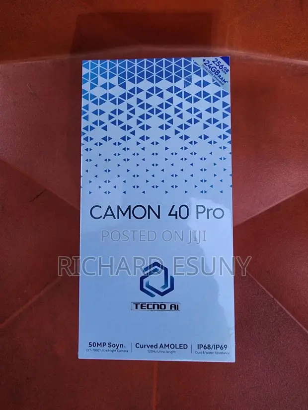 New Tecno Camon 40 Pro 5G 256GB Black - 1