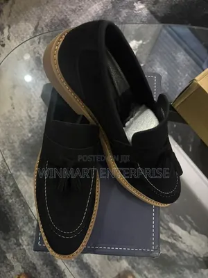 Suede Tassel Loafers