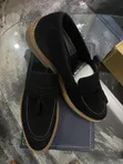 Suede Tassel Loafers - 1