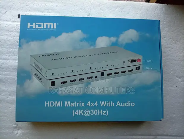 HDMI Matrix 4x4 with Audio (30Hz) - 1