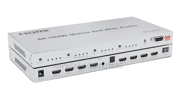 HDMI 4x4 Matrix Switch with Audio (4K@30Hz) - 1