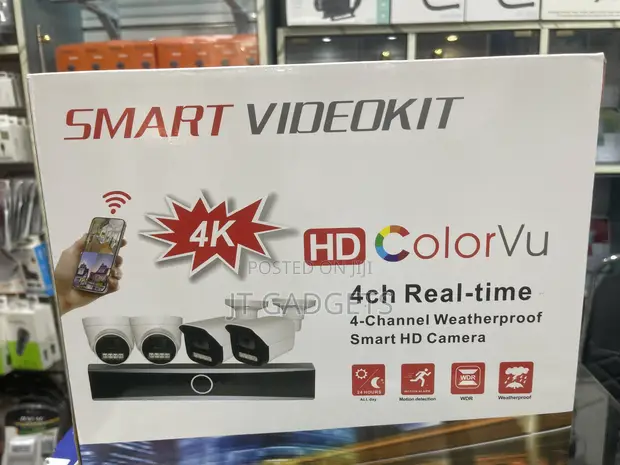 Smart VideoKit HD ColorVu 4K CCTV System - 1