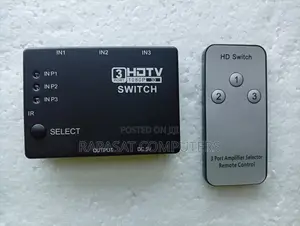 3-in-1 HDMI Switch with Remote