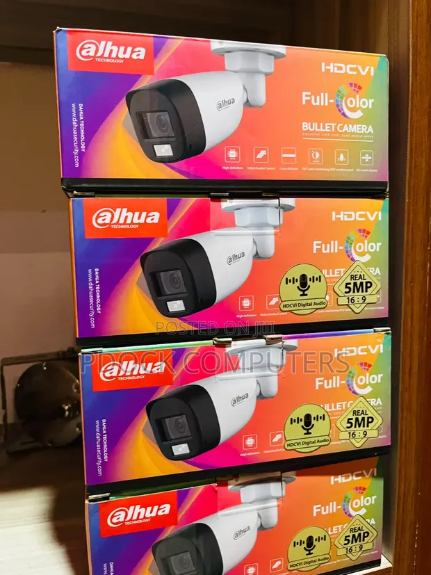 Dahua 5MP Full-Color Dome Camera with Mic - 1