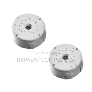 Circular Junction Box with 2 Inlets