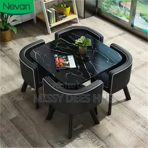 4 Seater Dining Table Set - Green