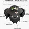 4 Seater Dining Table Set - Green - 4