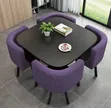 4 Seater Dining Table Set - Green - 5