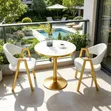 2 Seater Dining Table Set - 2