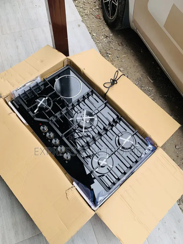 Brand New 90cm 4+1 Ceramic Burner Gas Cooker Hob - 1
