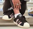 Adidas Superstar II - Core Black / Clear Pink / Cream White - 1