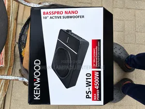 Kenwood BassPro Nano PS-W10 10" Active Underseat Subwoofer
