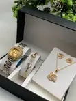 Jewelry Set with Watch, Bracelet, Necklace & Earrings - 2