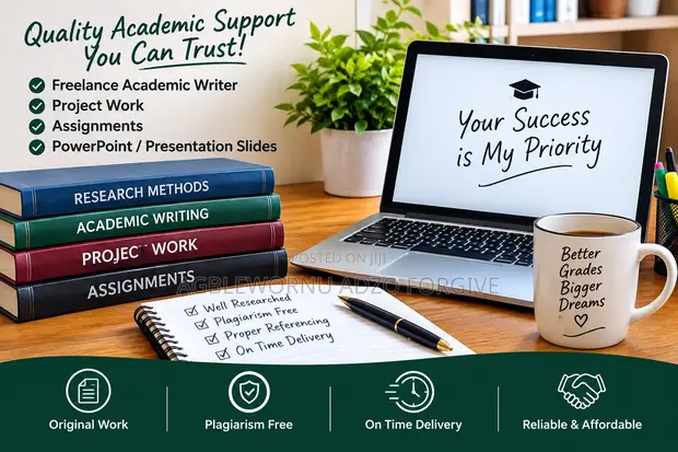 Freelance Academic Writer for Projects, Slides, and Assignments - 1