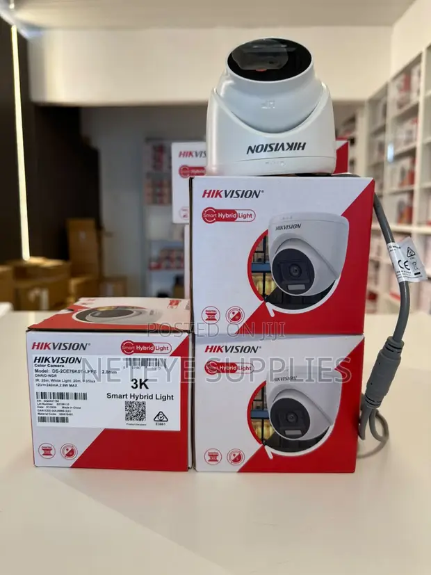 Hikvision Smart Hybrid Light Audio Dome CCTV Camera - 1