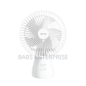 Green Lion FARO Rechargeable Fan - White