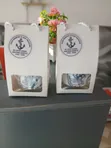 Elegant Gold, White & Silver Window Box - 3
