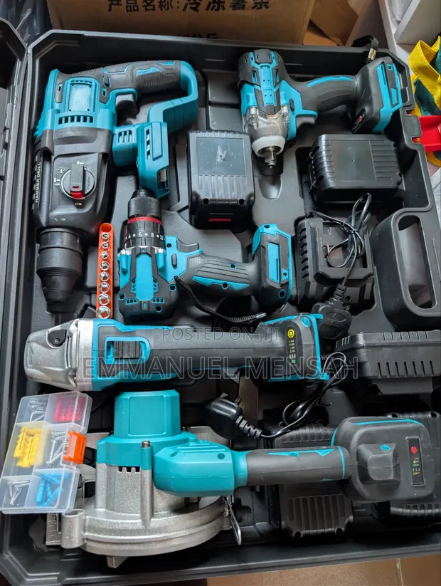 5-in-1 Multifunctional Industrial Cordless Driller Set - 1