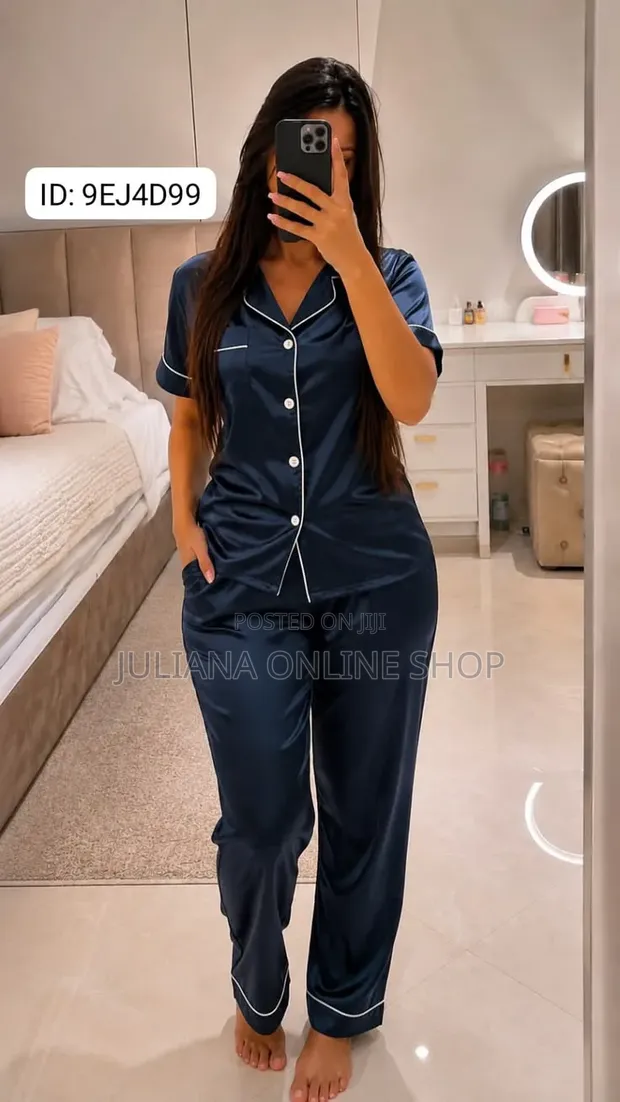 Ladies Silky Pajamas - 1