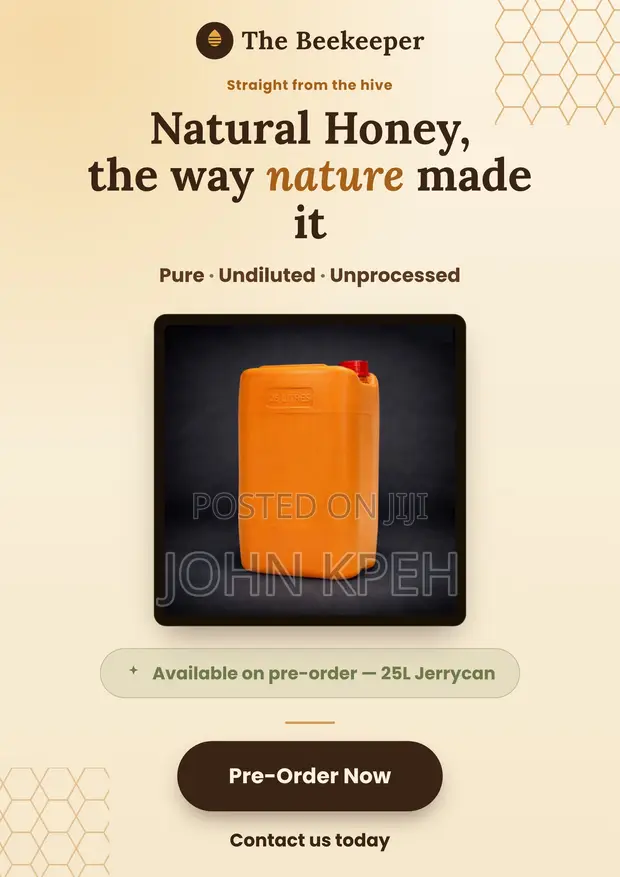 Natural Pure Honey - Volta Region - 1