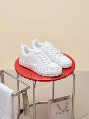White Unisex Sneakers Size 36
