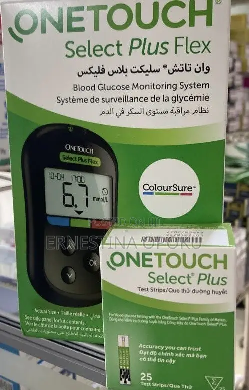 ONETOUCH Select Plus Blood Glucose Monitor - 1