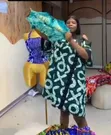 Stretchy Smocking Thread Tops - African Fabric - 2